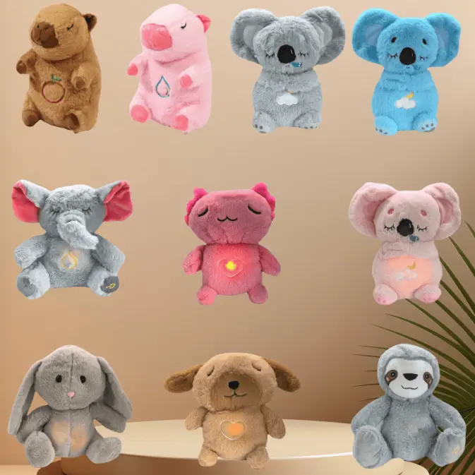 Qixiang craft: Cute baby sweet dream corps, a variety of breathing plush dolls appear