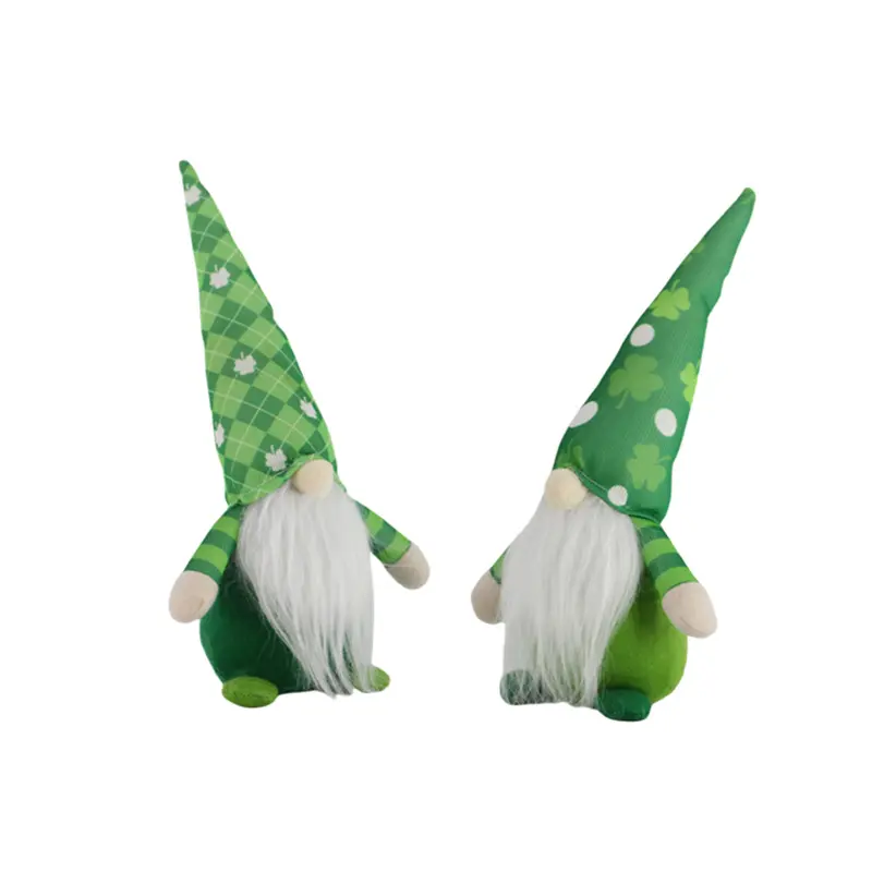 Qixiang Craft: Enjoy St. Patrick's Day, cute green with white beard dwarf attack!