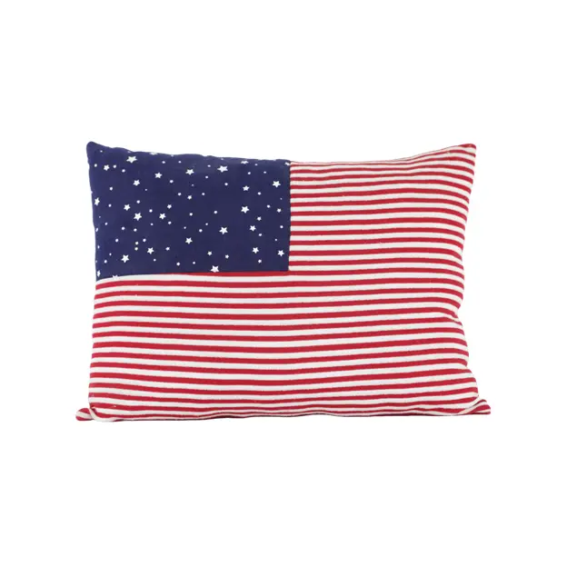 Qixiang technology: Burning Independence Day, enjoy the star bar throw pillow!